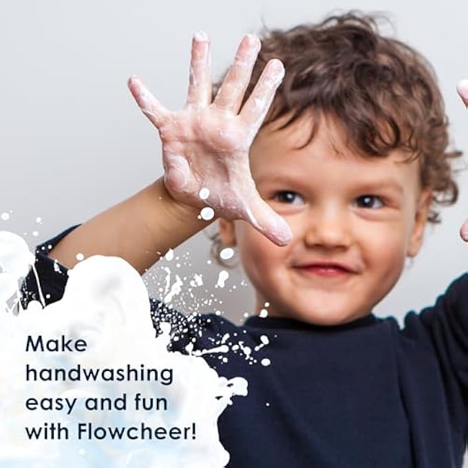 flowcheer FOAMING HAND SOAP REFILL TABLETS, 12 PACK (MAKES 12 X 9 FL OZ), UNSCENTED HAND WASH SOAP TABLETS FOR ZERO WASTE ECO FRIENDLY CLEANING SUPPLIES - Image 5